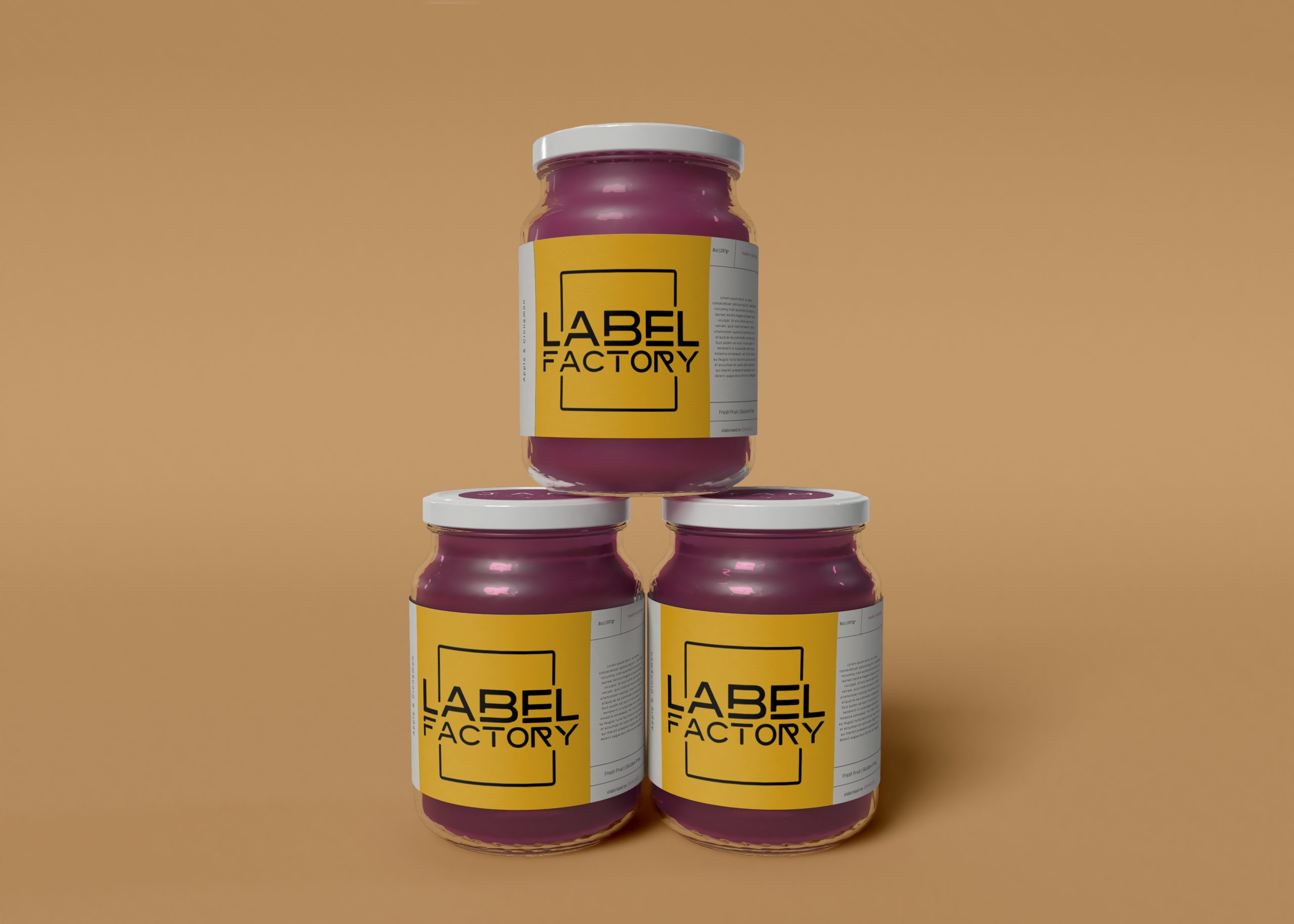 Producto con etiqueta personalizada